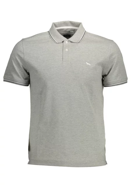 Мъжка поло тениска LNH032-020862 - Сив