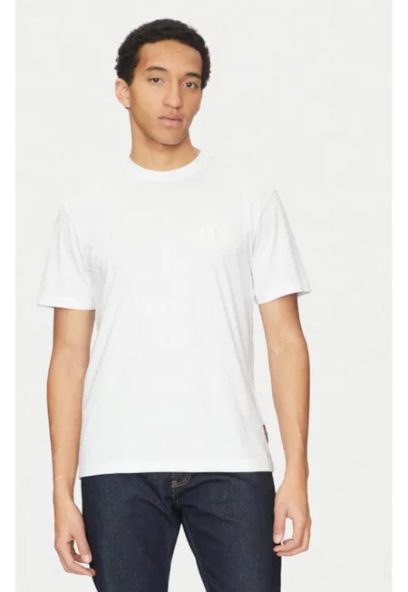 Мъжка тениска -  304865169 - Памук - Бяла - Бял