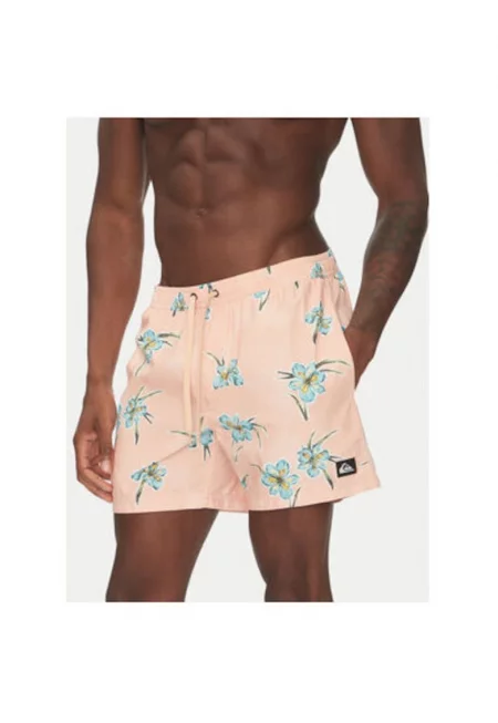 Мъжки бански шорти  EQYJV04121 - Полиестер - Оранжев - Оранжев