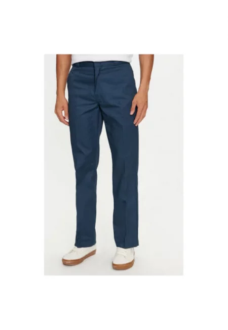 Мъжки панталони -  304439834 - Полиестер/Памук - Син