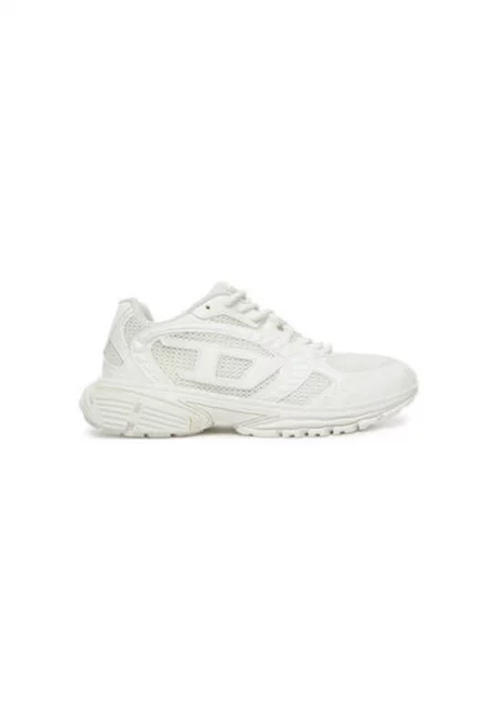 Мъжки спортни обувки - Y03593P8136 - Дизел - Текстил - Бял - Бял