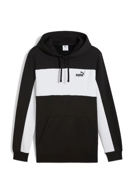 Мъжки суичър  Ess Block Hoodie Fl - Черен