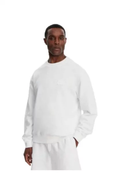 Мъжки суитшърт G9AHST -  Памук - Бял -