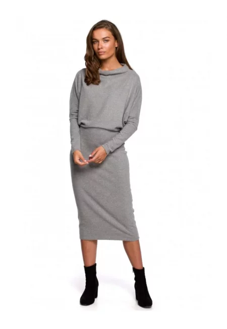 Миди рокля - стил - памук