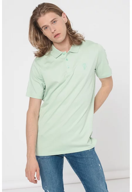 Памучна тениска с яка