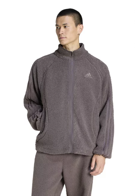 Плюшен суитшърт с джобове