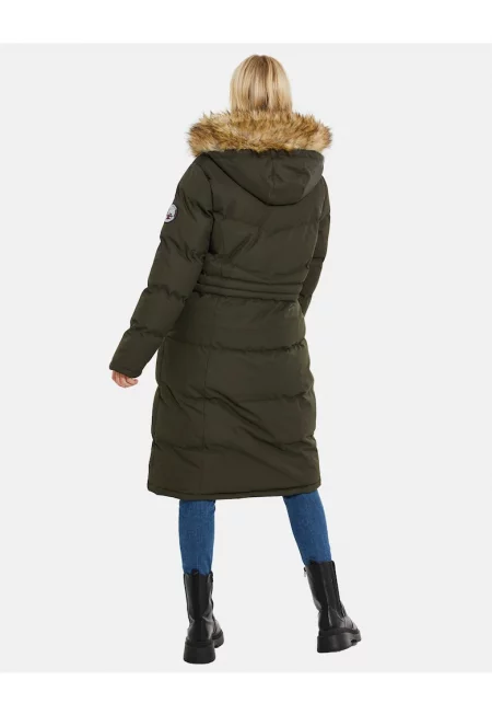Подплатено зимно яке Arnie 5983 с еко пух и качулка