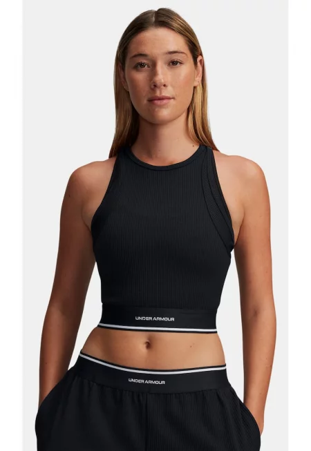 Потник  Under Armour UA Meridian Rib Branded Tank - Черен