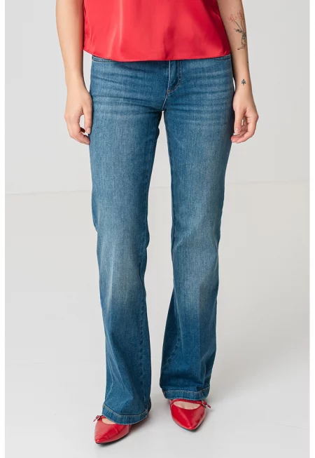 Разкроени дънки - Тъмносин