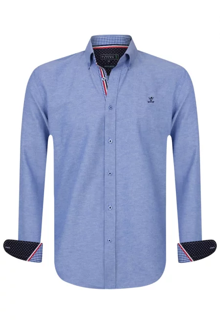 Риза с копчета на яката