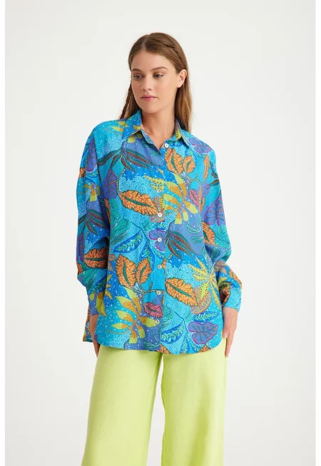 Риза с принт