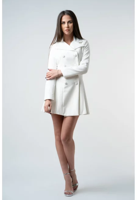 Rochie sacou cu pliuri