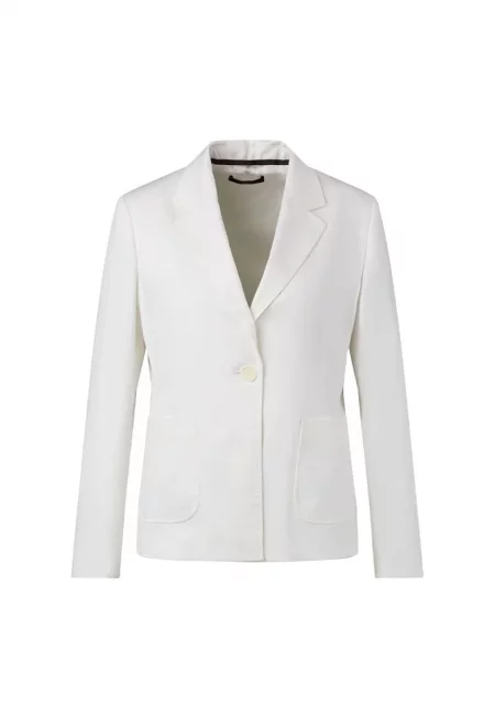 Сако regular fit със закопчаване на един ред копчета STR14 - Бял