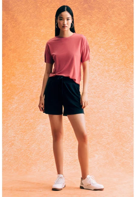 Шорти с модал с висока талия