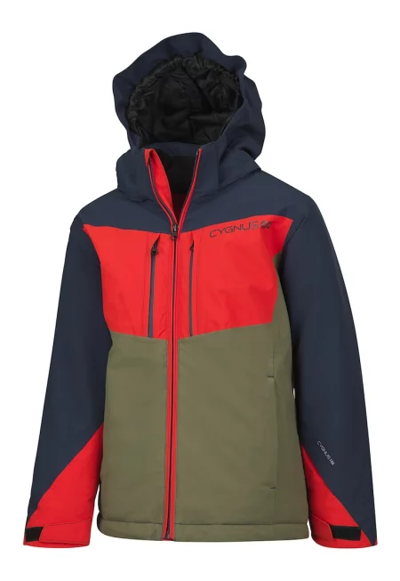 Ски яке с цветен блок