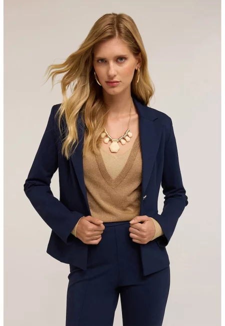 Слим сако - Тъмносин