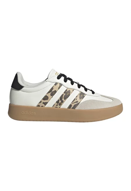 Спортни обувки Barreda от еко кожа с велур - Бял/Кафяв/Светло сив