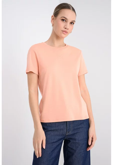 Стандартна тениска - Розова сьомга