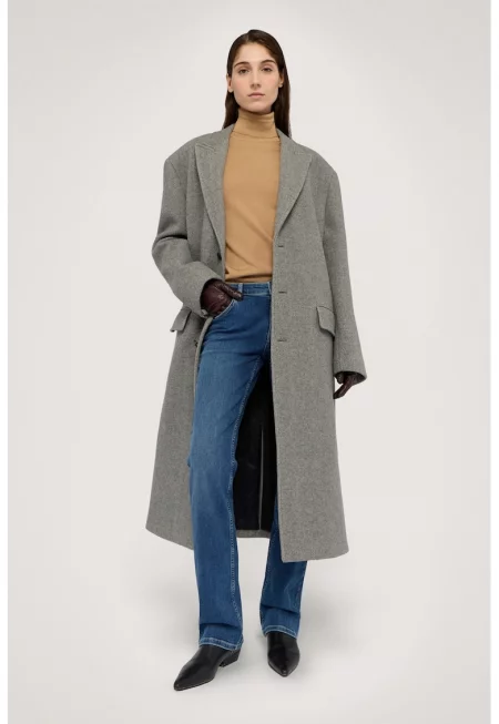 Стандартни дънки със средновисока талия - Тъмносин