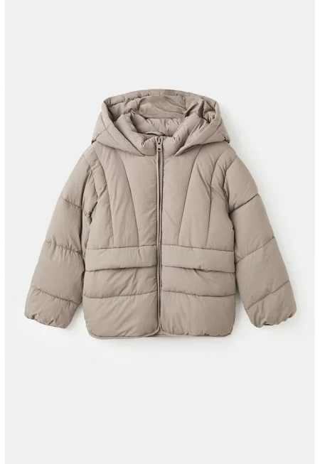 Зимно яке с качулка и цип