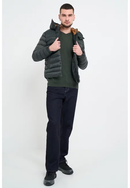 Зимно яке с качулка - Каки