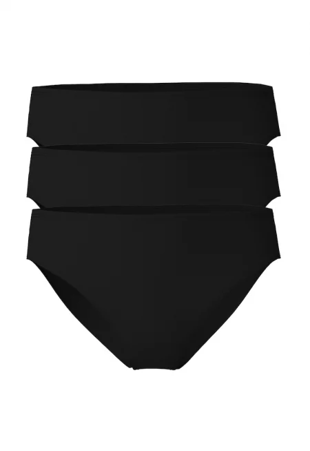 Бикини - 3 чифта - Черен