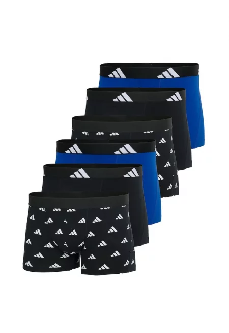 Боксерки Active Flex - 6 чифта - Бял/Черен/Син