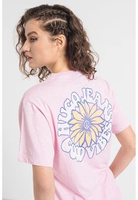 BOSS - Памучна тениска Vintage Tee