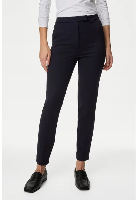 Дълъг слим панталон - Тъмносин