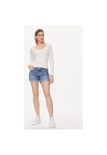 Дамска блуза -  303866198 - Памук/Полиестер - Бежов - Бежов