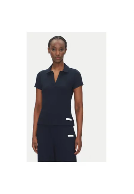 Дамска поло тениска  Emporio Armani - 7W000490 AF12654 - Вискоза/Еластан - Тъмносин