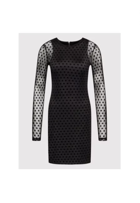 Дамска рокля -  209821765 - Полиестер - Черен - Черен