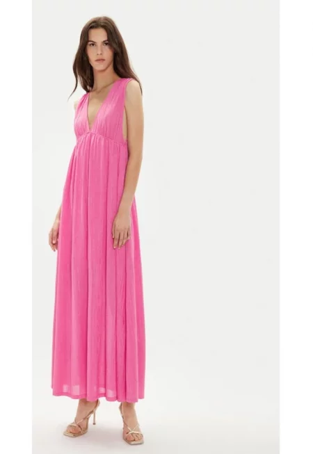 Дамска рокля -  72298 - Полиестер - Розово