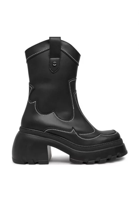 Дамски ботуши  304437274 - Екокожа - Черни - Черен