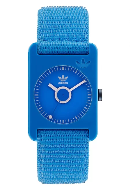 Дамски часовник  RETRO POP TWO - син - синтетична каишка