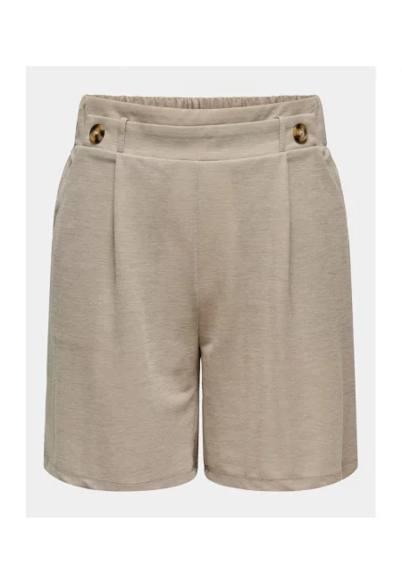 Дамски къси панталони -  303709341 - Бежов - Вискоза