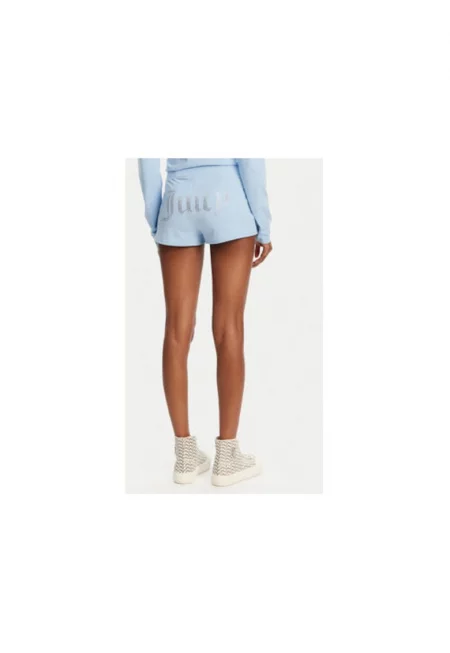 Дамски спортни шорти  JCWHS125312 - Памук/Модал - Светлосин