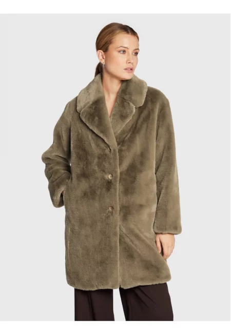 Дамско палто -  301311485 - Полиестер - 42 EU - Кафяв