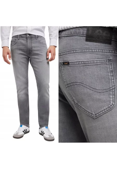 Дънки  Rider Slim Сиви - размер W30 L32 - леко еластични - вталена кройка