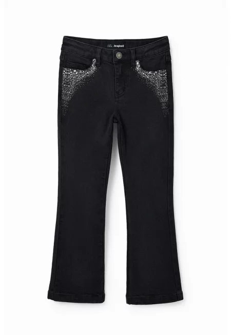 ДЪнки Schwarz със стандартна кройка - Черен