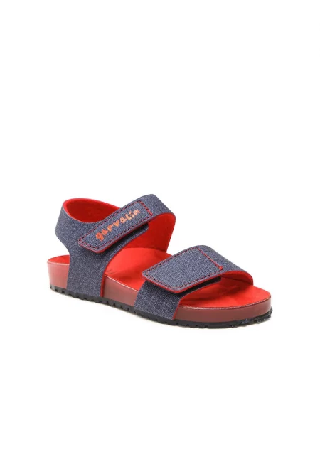 Детски сандали  Текстил - Син