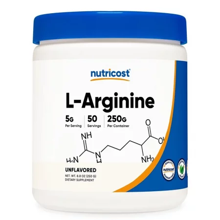 Енергия и мускулна маса - L-Aргинин, 5000 mg х 250 g, прах