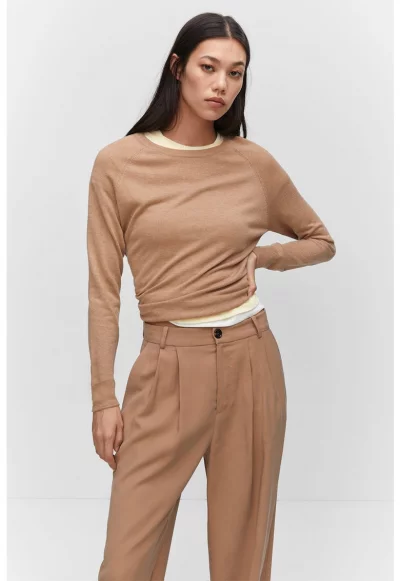 Фино плетен пуловер Lucca