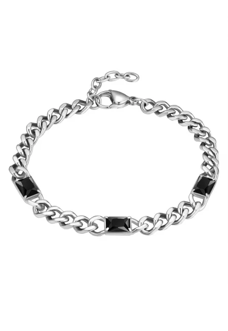 Гривна от неръждаема стомана - Сребрист