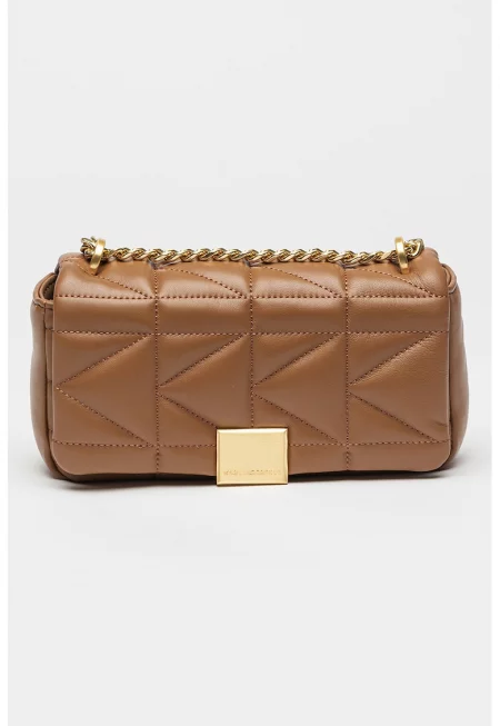 Капитонирана чанта през рамо Kuilt - Кафяв