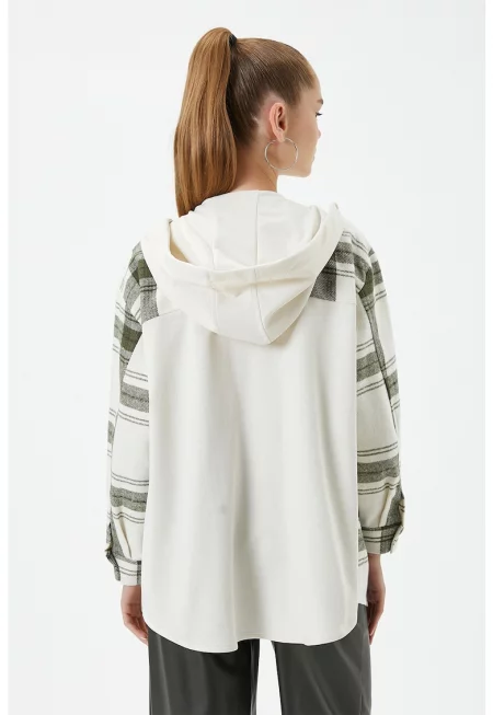 Карирано яке тип риза с качулка