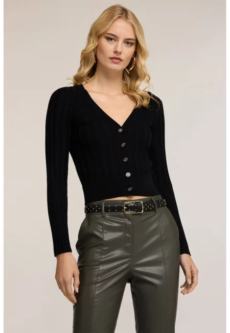 Къса рипсена жилетка