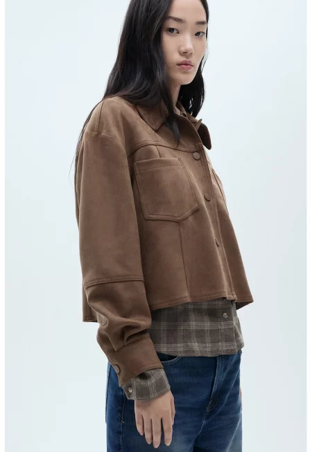 Късо яке с капси