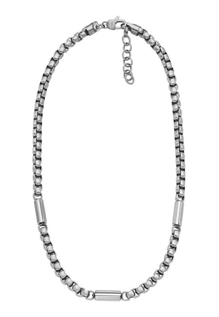 Колие от неръждаема стомана - Сребрист