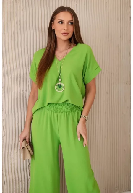 Комплект с колие - блуза и панталон 28389